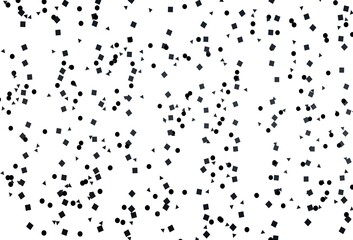 Light Black vector pattern in polygonal style with circles.