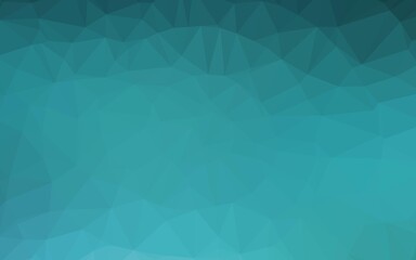 Light BLUE vector abstract mosaic pattern.