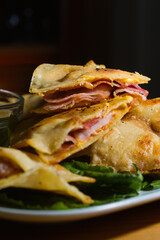 Ham and Cheese Quesadilla