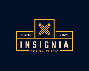 Classic Vintage Retro Label Badge Insignia Logo Design for Business Design Template