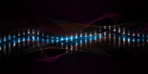 sound waves equalizer music vibration frequency beat spectrum background wallpaper
- 477207785