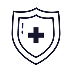 medicine shield icon