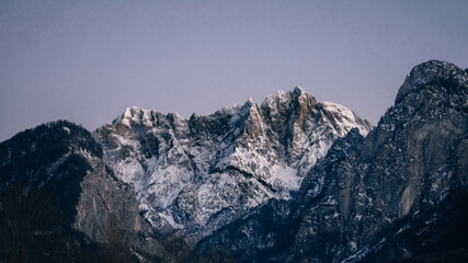 Berglandschaft im Winter