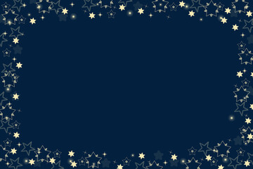 Gwiazdy na niebieskim tle. © elisabeth3