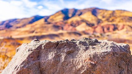 rock in the mountains