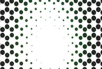 Light green vector template with circles.