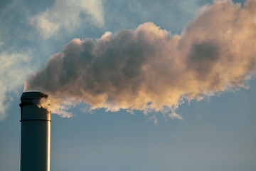 The pollutants from factory chimneys fall down to earth. Factories release various kinds of toxic...