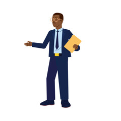 Obraz premium cute businessman illustration