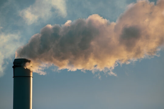 The pollutants from factory chimneys fall down to earth. Factories release various kinds of toxic pollutants like CO2,SO2, CO.which get mixed with the air and thus makes it toxic for all living beings