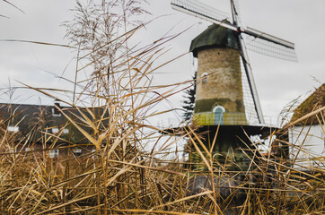 Windmill - a mill in netherlands