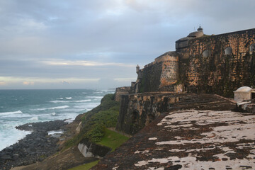 Astonishing view from the walls of Castillo San Felipe del Moro, Old San Juan, Puerto Rico