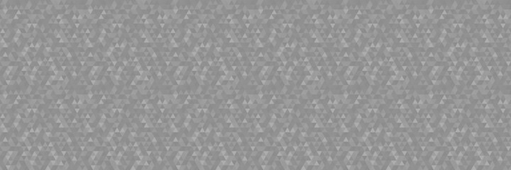 Geometric tiled pattern from triangles. Seamless triangle background. Web banner. Black and white illustration