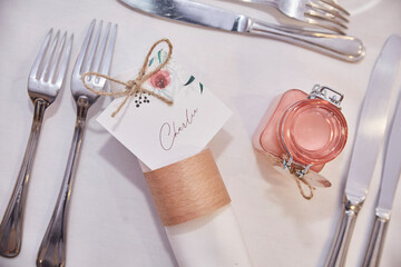 table setting with cutlery