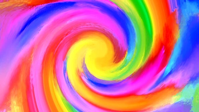 liquid painting motion video. Ultra HD 4K rainbow watercolor video backgrounds with colorful abstract art creations. Seamless video background. overlay stock video footage