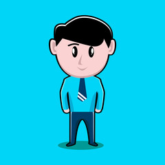 young business man design illustration vector 