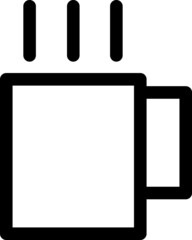 Coffee drink beverage hot icon