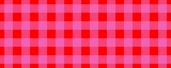 Banner, plaid pattern. Red on Violet color. Tablecloth pattern. Texture. Seamless classic pattern background.