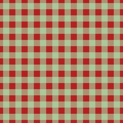Plaid pattern. Fire brick on Mint color. Tablecloth pattern. Texture. Seamless classic pattern background.