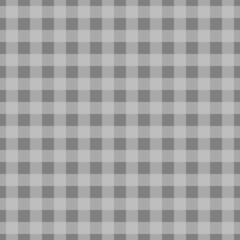 Plaid pattern. Grey on Light grey color. Tablecloth pattern. Texture. Seamless classic pattern background.