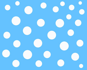 ランダムな水玉模様　背景　壁紙