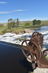 old cannon on the sea