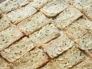 garlic butter bread slice