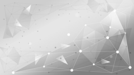Fototapeta premium Abstract digital style gray background 
