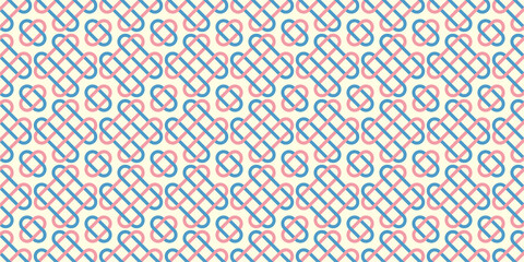 Cute geometric background. Seamless pattern.Vector. かわいい幾何学パターン