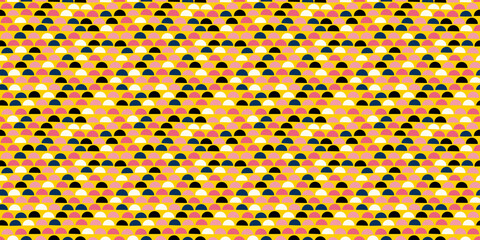 Geometric illustration background. Seamless pattern.Vector. 幾何学イラストパターン