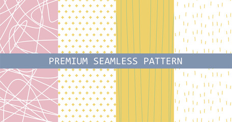 background with simple seamless pattern © beart