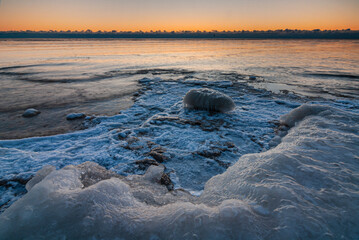 534-74 Lake Michigan Sunrise