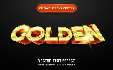 Golden style text effect