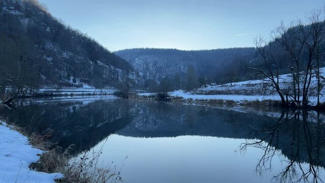 Donaubergland im Winter