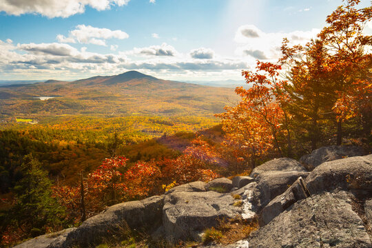 View of Mt. Kearsarge from Ragged Mountain in New Hampshire.