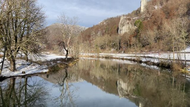 Donaubergland im Winter