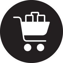 shopping glyph icon