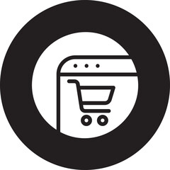 cart glyph icon