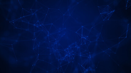 Plexus style background. High tech digital technology, global social media concept. Template for science and technology presentation.