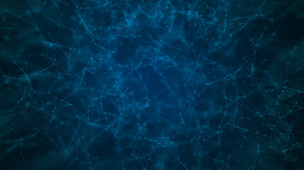 Plexus style background. High tech digital technology, global social media concept. Template for science and technology presentation.