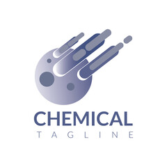 Chemical company logo in gradient blue color.