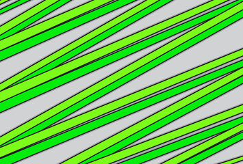 Minimalist background with abstract green stripe pattern