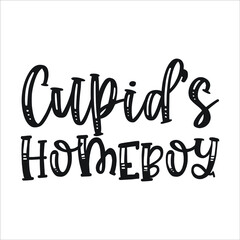 Valentine svg design Cupid’s homeboy
