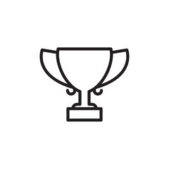 trophy icon design vector templates