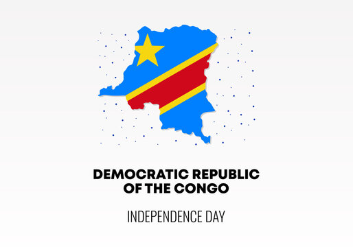 Republic of Congo independence day background poster for national celebration on August 15 th.