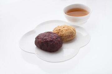 小豆ときな粉のおはぎ