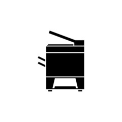 Photocopy machine icon design template vector isolated