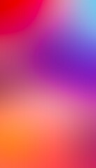 Obraz premium gradient colorful glassmorphism blue red orange blurry matte frosted glass effect vertical abstract background