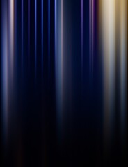 Gradient vertical blue yellow purple parallel blurred lines dark abstract black background