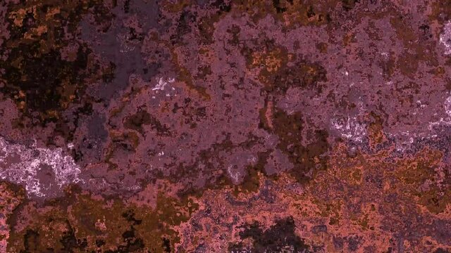 4k background video of everchanging detailed particle texture in vivid colors