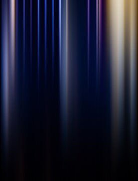 Gradient vertical blue yellow purple parallel blurred lines dark abstract black background